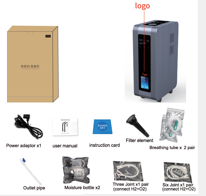 Inhalation Hydrogen Generator 3000 Ml/Min High Flow Family Clinic Use WEIZI