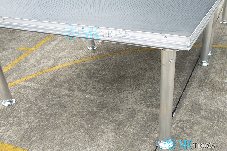 1200*2400mm Anti-slip Aluminium Frame Mobile Stage Platform for Outdoor Entertainment