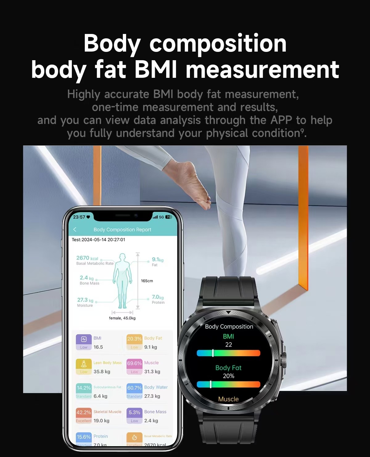 ET492 Blood Pressure Blood Oxygen Smart Watch With Emergency SOS