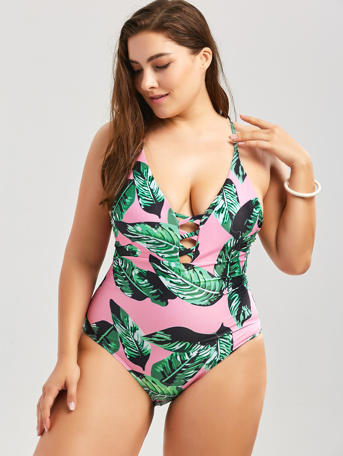 swimwear women bikini Large size swimsuit black dress Beach vacation sexy piece swimsuit fat bikini Increase fertilizer