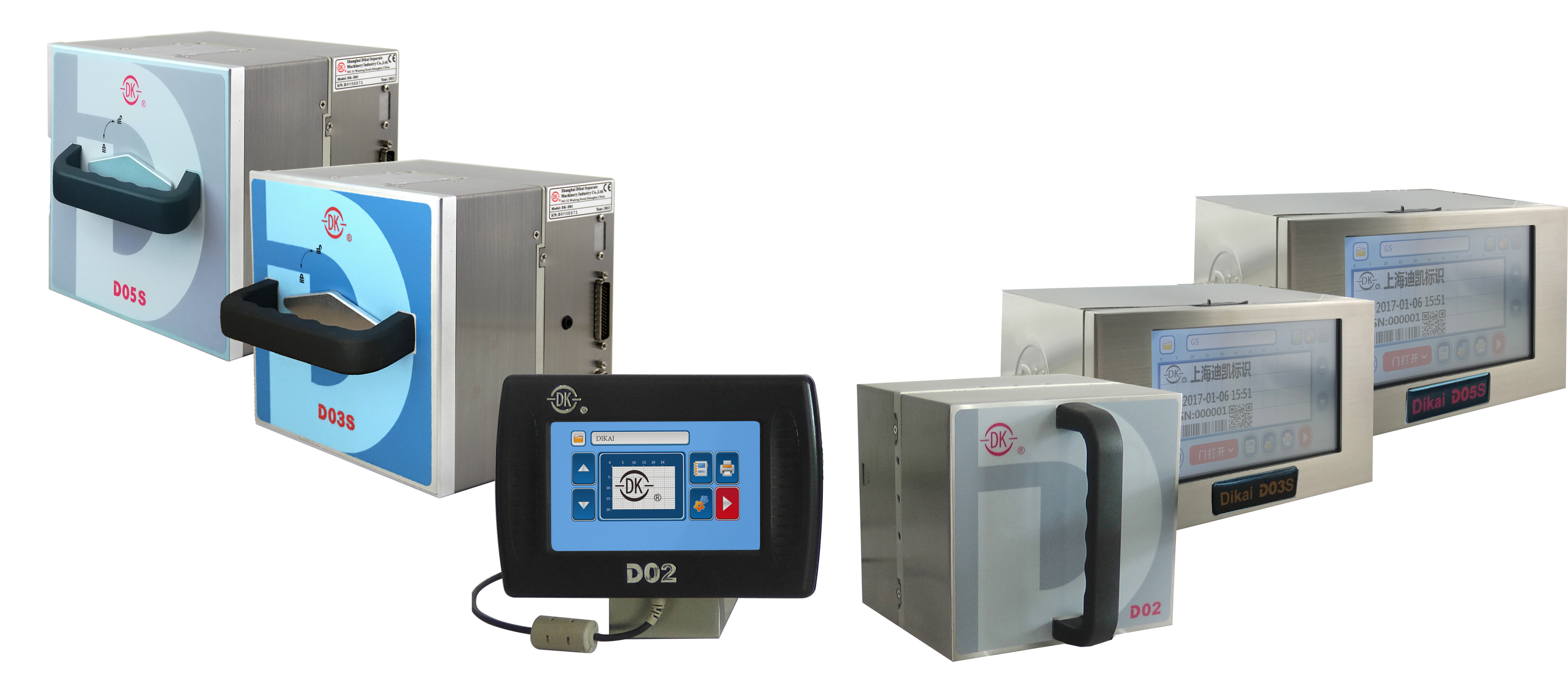 Intermittent Continuous DK D03S Thermal Transfer Overprinter 220V Date Printer Machine 32MM Print Head