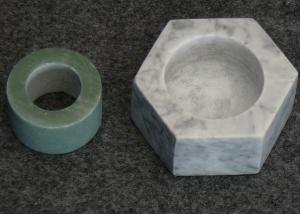 Buy cheap Hexagon Shape Stone Candle Holders , Marble T Light Candle Holders 6x7.2x3.5cm product