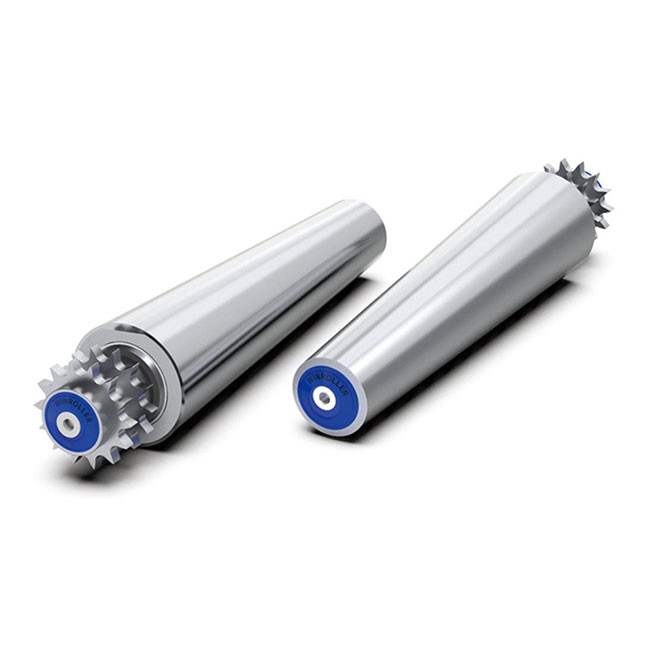 High Transfer Torque Conveyor Roller With Steel Double Sprocket Smooth Operation For Heavy Load Conveying