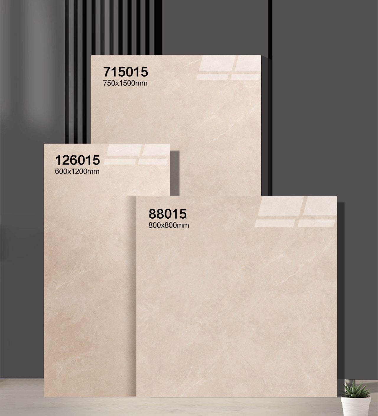 Elegant Durable 750x1500mm Polished Glazed Porcelain Tiles And Indoor Floor Anti-Slip Tile For Office And Bedroom