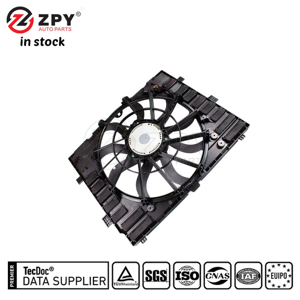 7P0121203H Improved Electric Fan With Wind Collector For Audi Q7 4M Porsche Cayenne 9YA