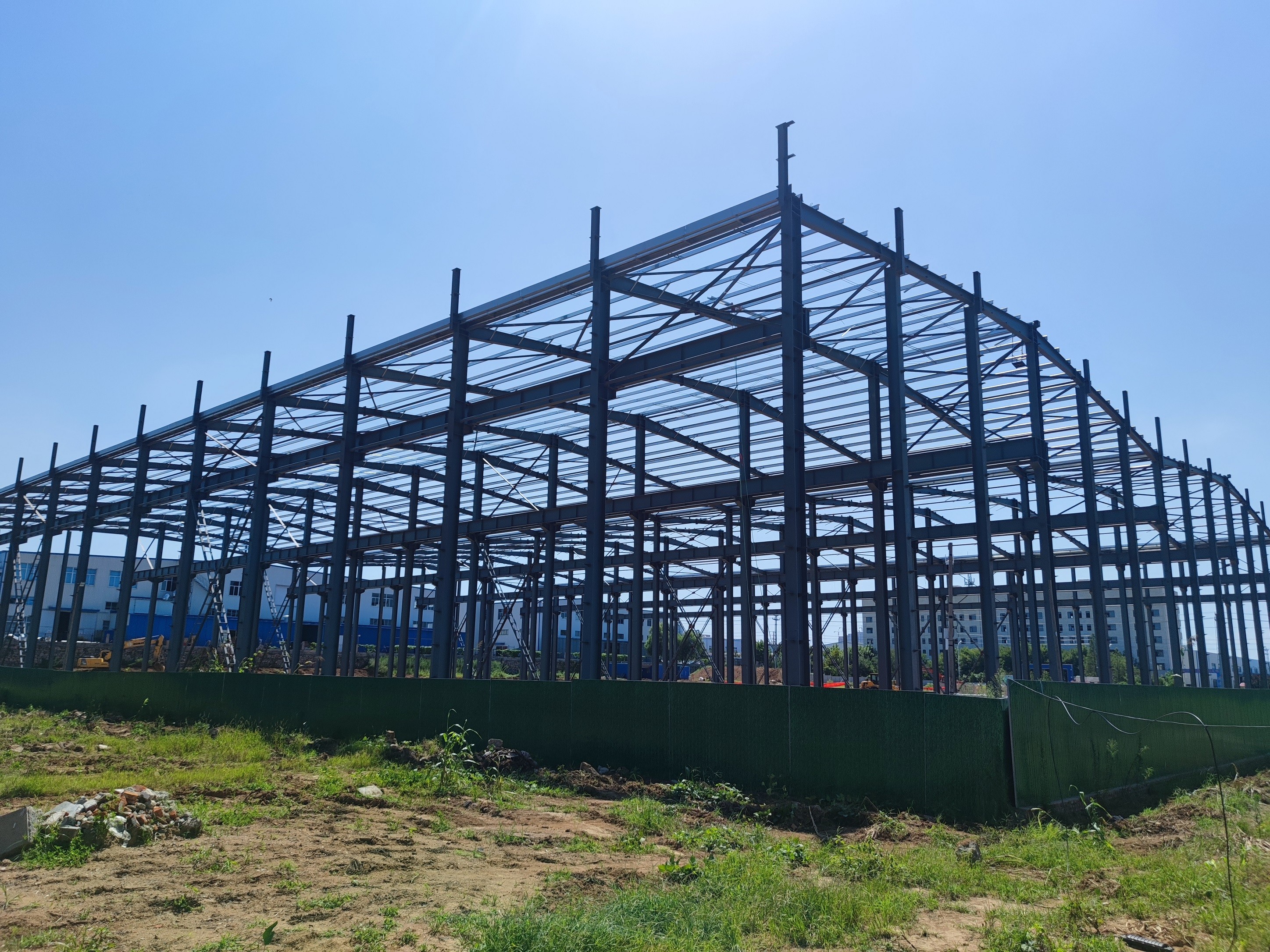 Portal Frame Design Prefabricated Structural Steel Factory Building Project Solution