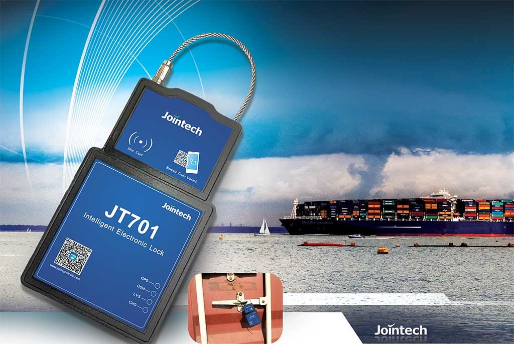 JT701 Electronic Weather Resistant GPS Smart Lock For Container Safety