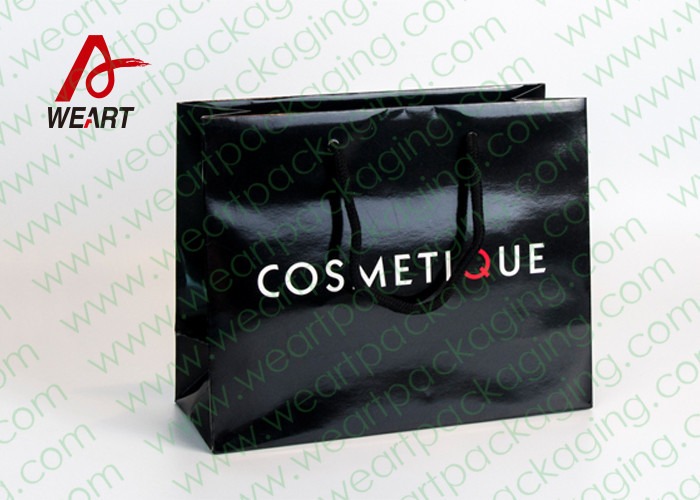 Colored Paper Retail Shopping Bags Recycled Feature Brand Printing