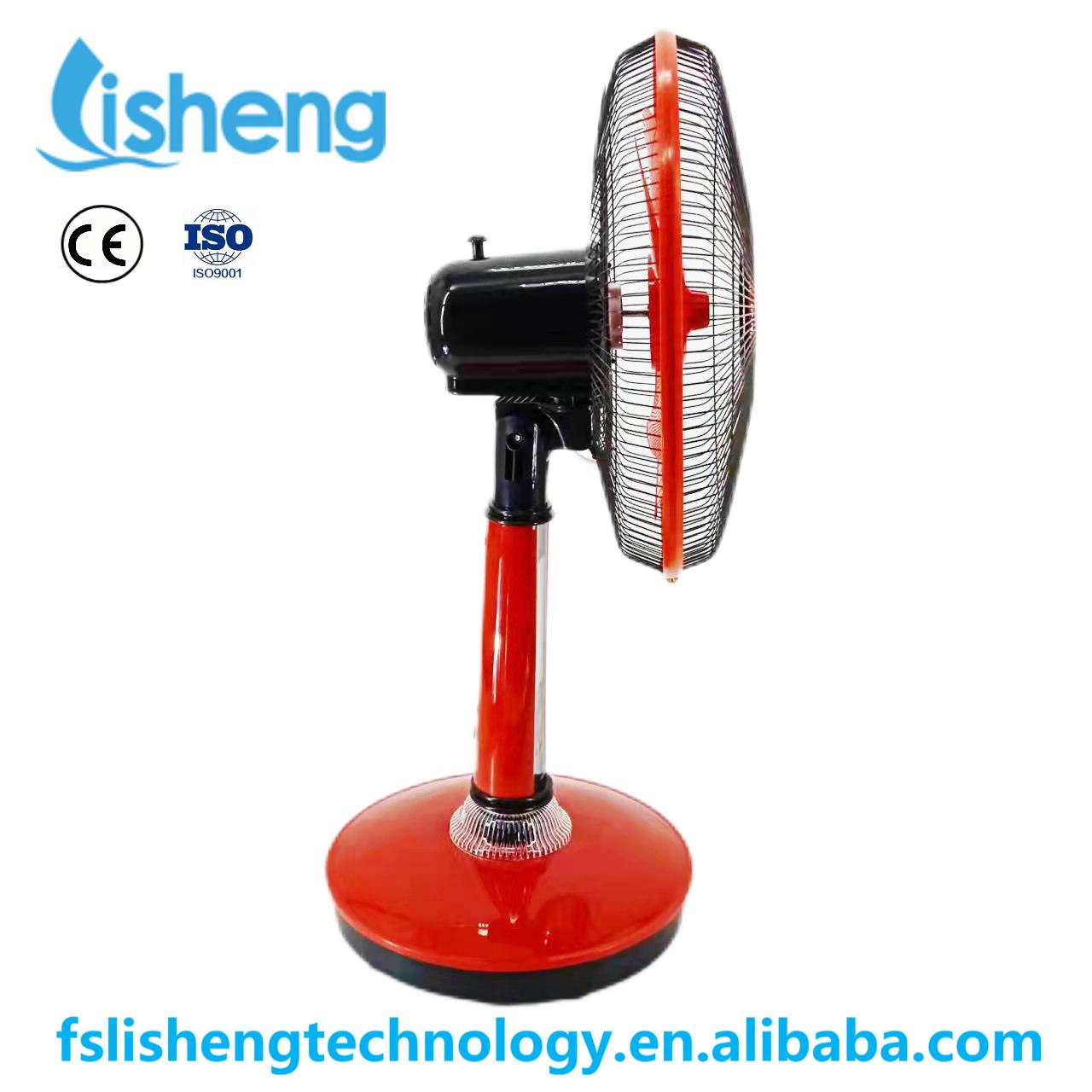 Orient Pedestal Fan with Lithium Battery Plastic Best Selling 18 Inch 12 Digital 15 Red Floor Air Cooling Fan 3 or 5 Ce ROSH