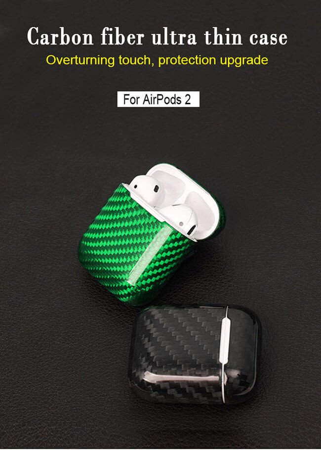 Anti Fall Comfortable Real Carbon Fiber Airpods Case