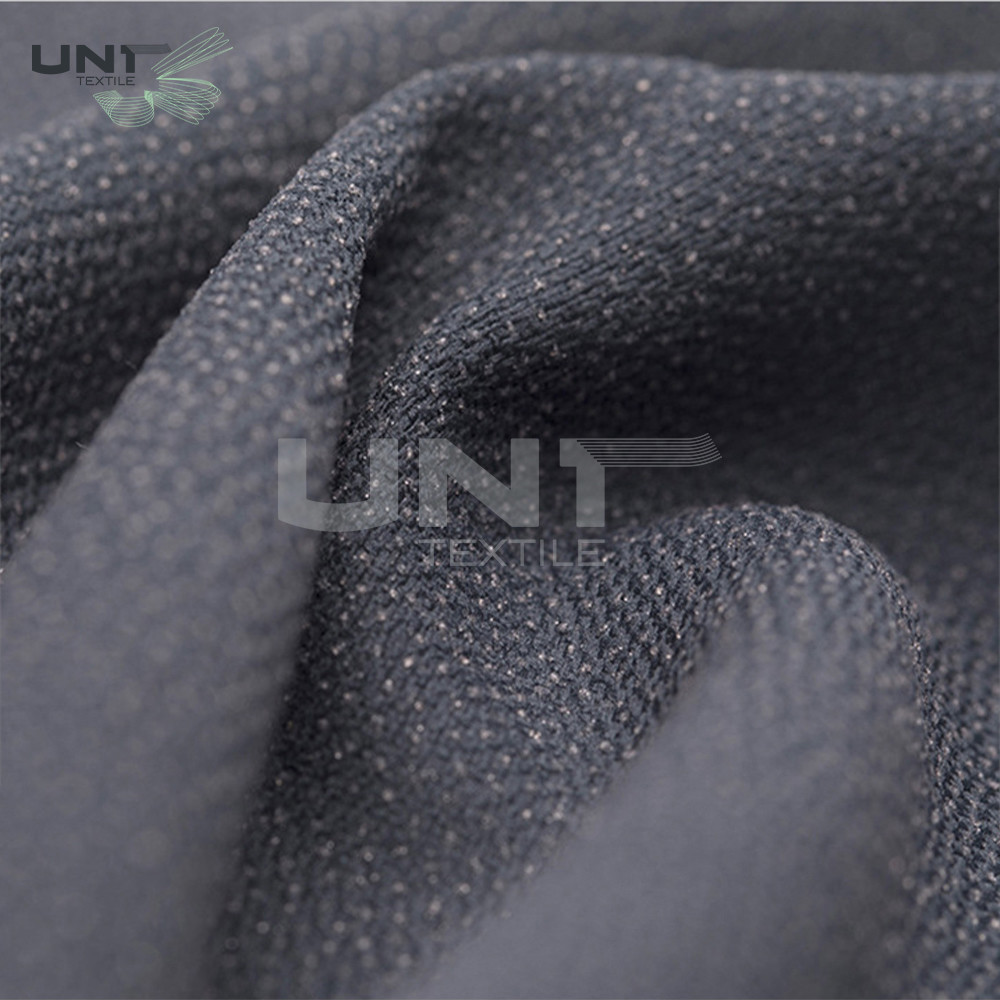 Brushed Twill Woven Fusible Interlining Textile Polyester Viscose Mixed Lining for Men Suit