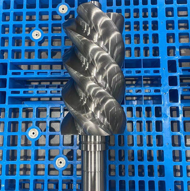 Spiral Air Compressor Pressure Vessel Twin Screws