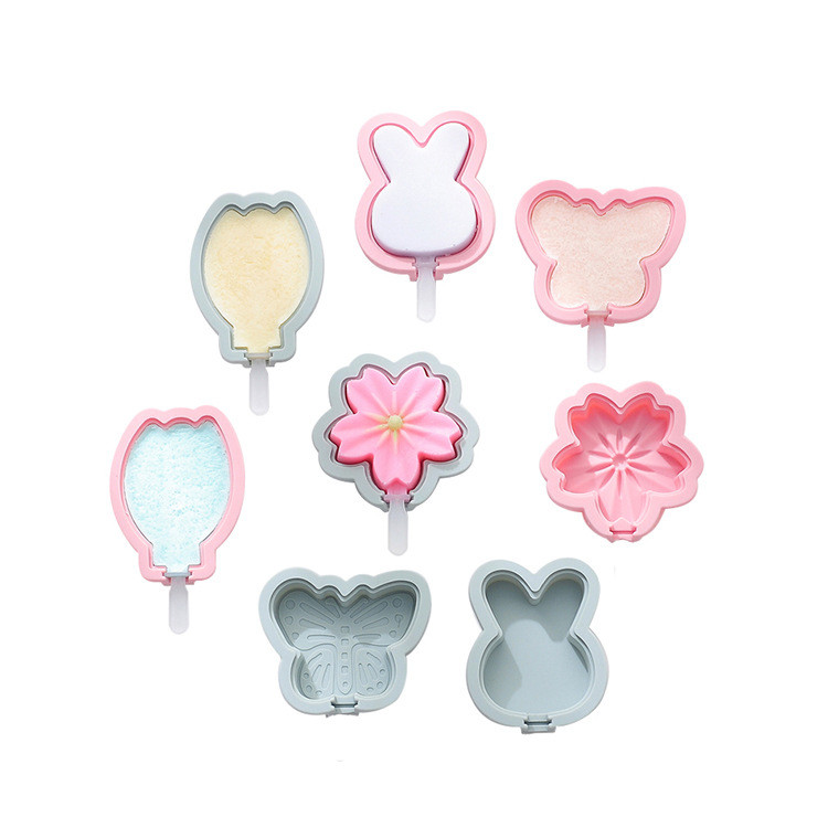 Cute Ice Cube Trays Silicone Cloud Chocolate Mold Wax Melt Molds Easy Release Ice Trays Non-Stick Chocolate Soap Pudding Jello Ice Cube Tray