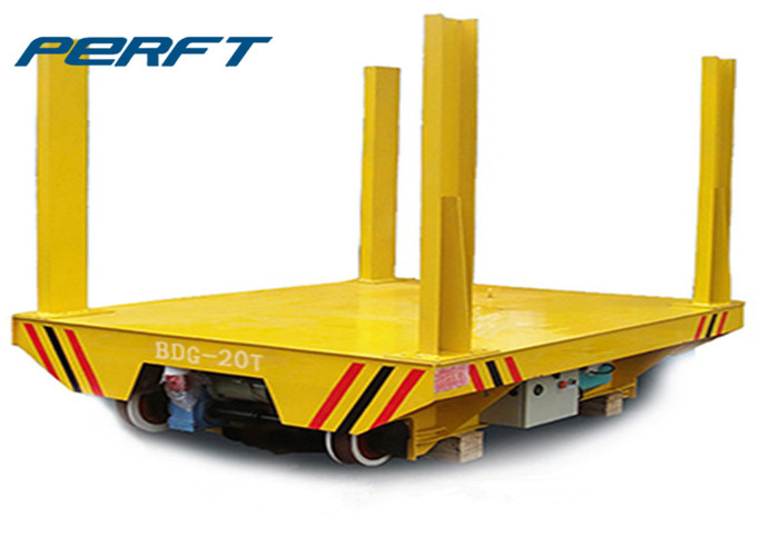 High temperature resistance molten steel ladle rail transfer cart for steel and iron factory 