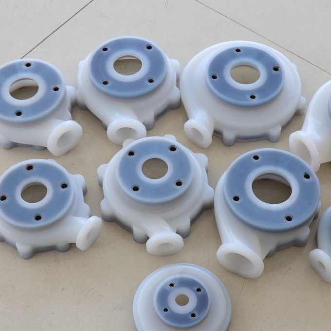 Fluoroplastic chemical pump