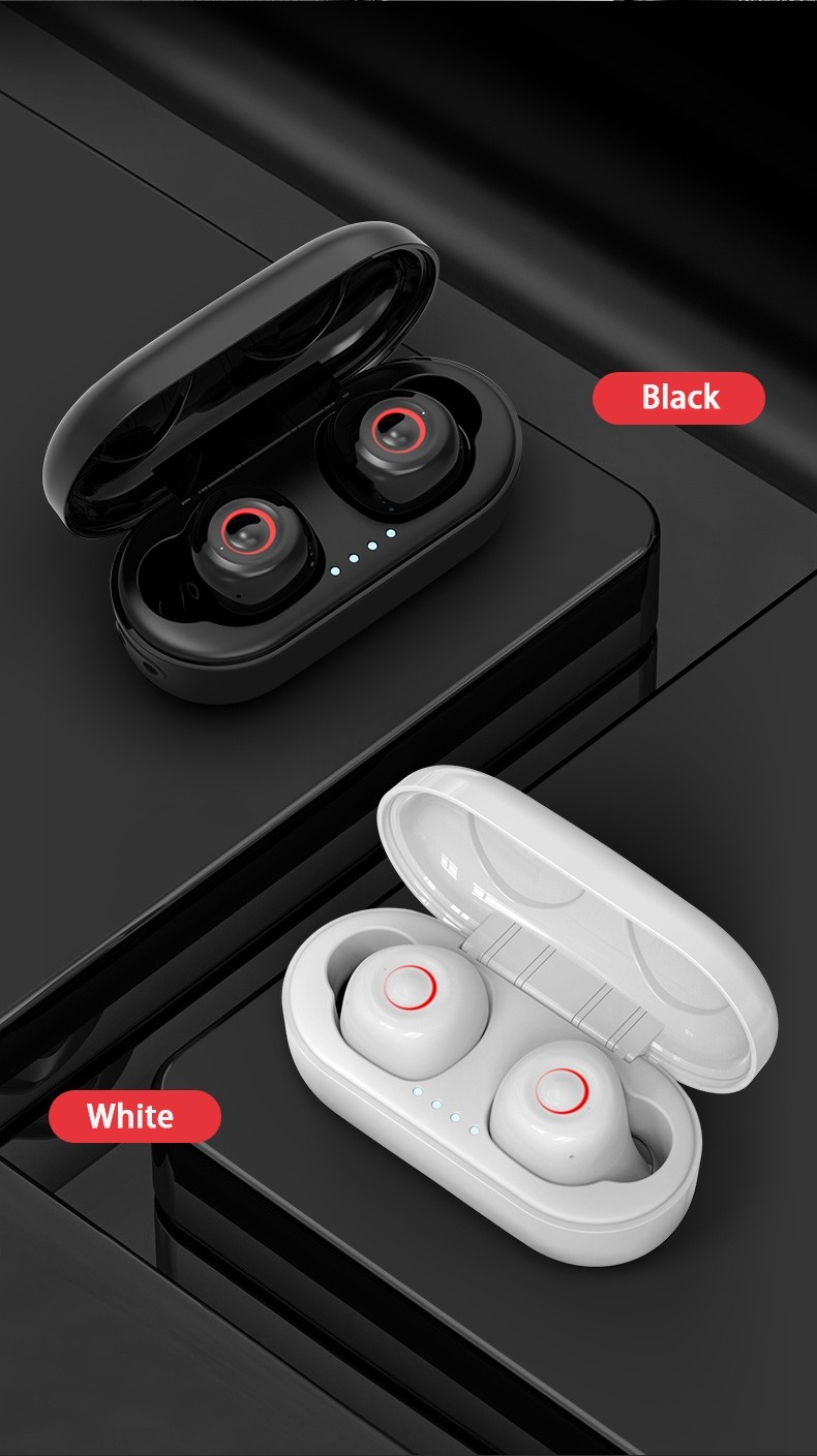 Bluetooth 5.0 Ipx7 Waterproof Earbuds For Running
