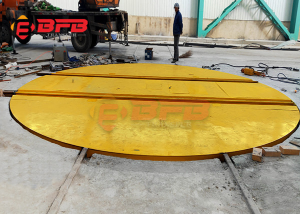 20m/Min Workshop 50T Motorized Turntable Platform