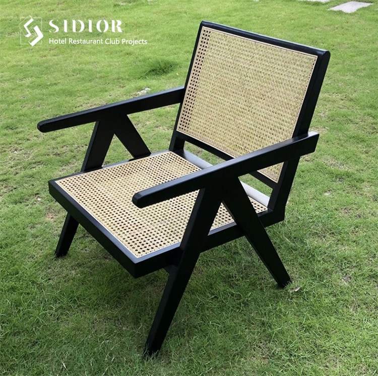 Morden Design Arm Chair, solid wood leisure chair,natural ratton finished, living room lounge chair,leisure lounge chair