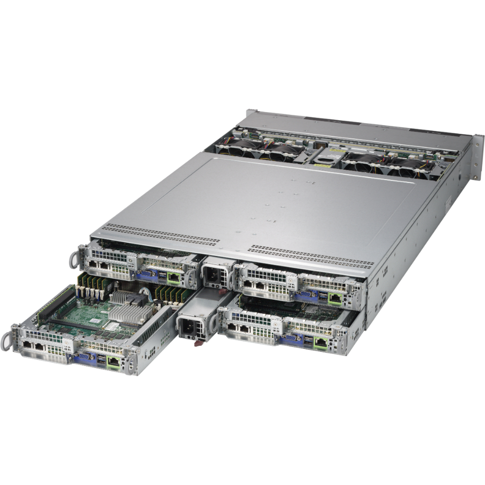 2U Rackmount Supermicro Storage Server SYS-2029BT-HNTR Dedicated IPMI LAN port