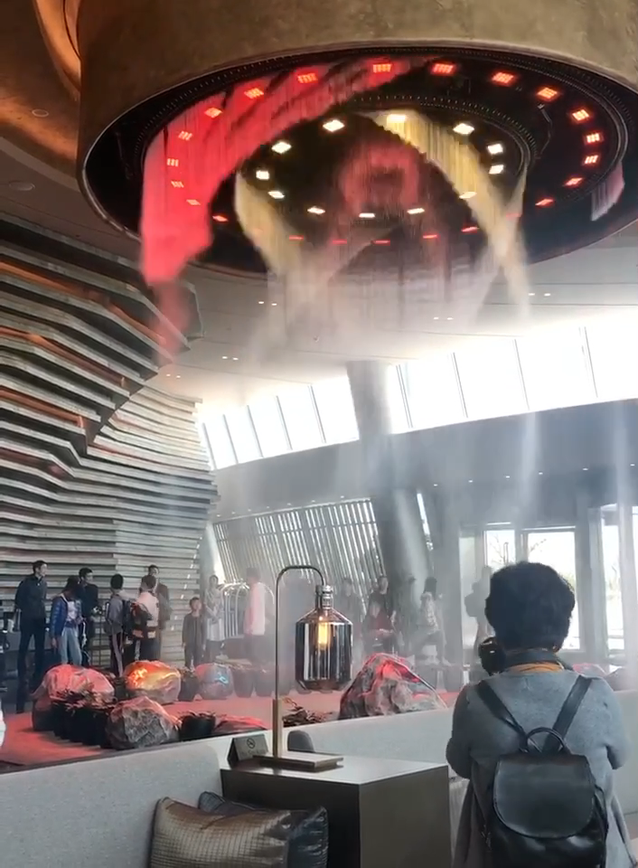 Onsite Training Outdoor Music Digital Water Curtain Colorful