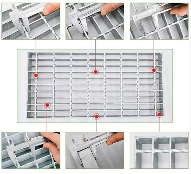 Toothed Driveway Serrated Galvanized Steel Grating Anti Slip 32x5mm Bar