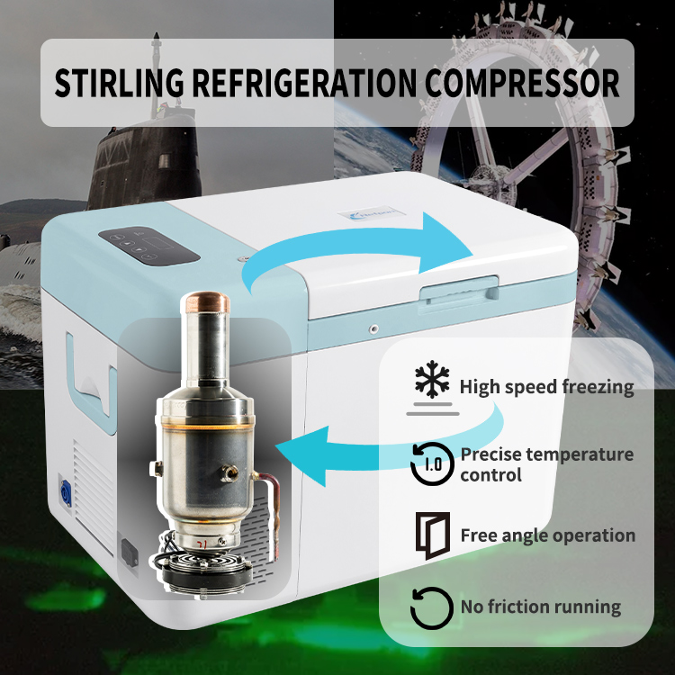 25L Capacity -86C Miniature Cryogenic Laboratory Freezer for Refrigeration Equipment