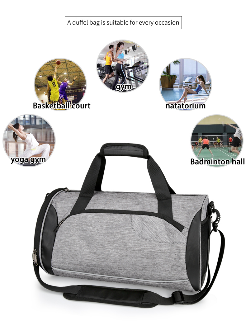 Animal Prints Travel Duffle Bag Sports Fitness Duffel Bag Multi Compartment