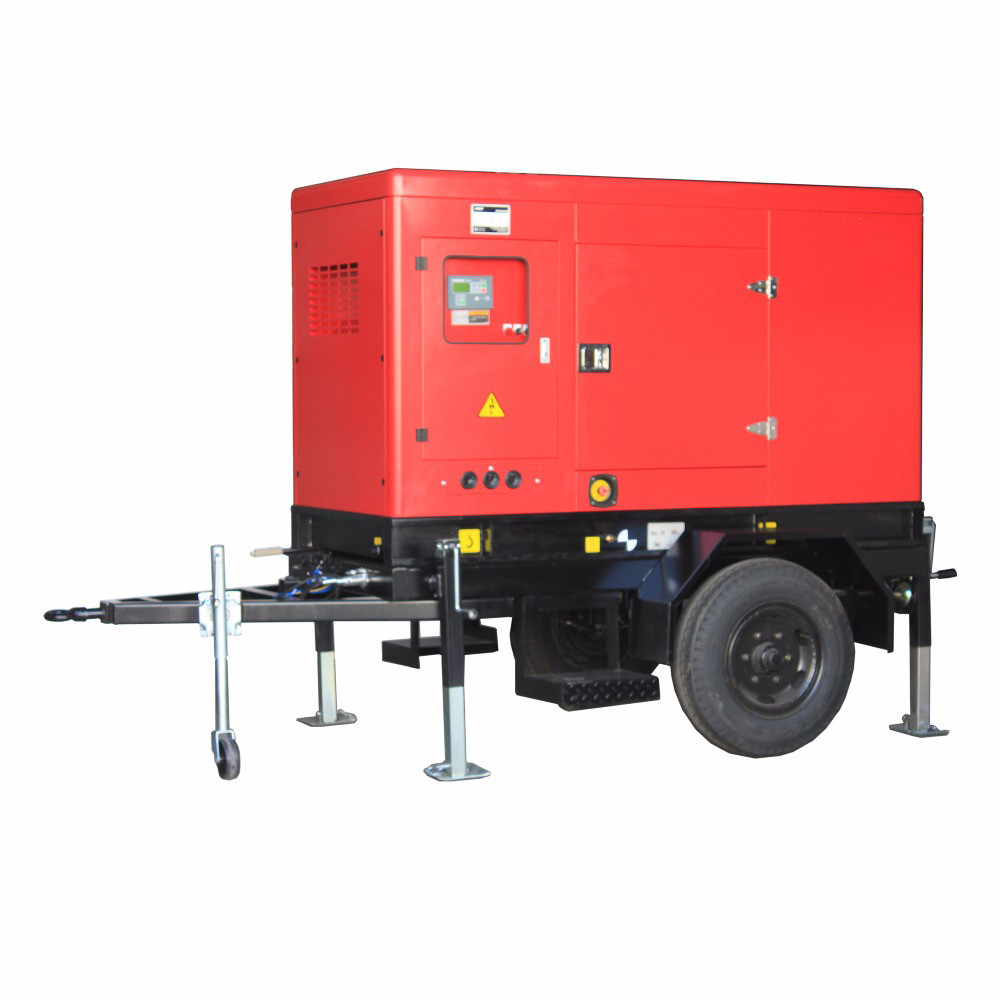 460KW 575KVA Silent Trailer type Diesel Generator Sets With Cummins KTAA19-G6 Engine