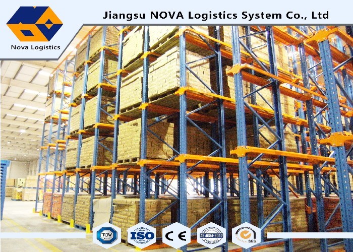 Logistics Center Industrial Pallet Racking , Drive Through Racking System