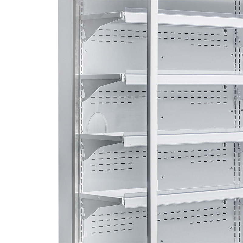 Single Temperature Open Showcase Chiller Refrigerated Beverage Display Case