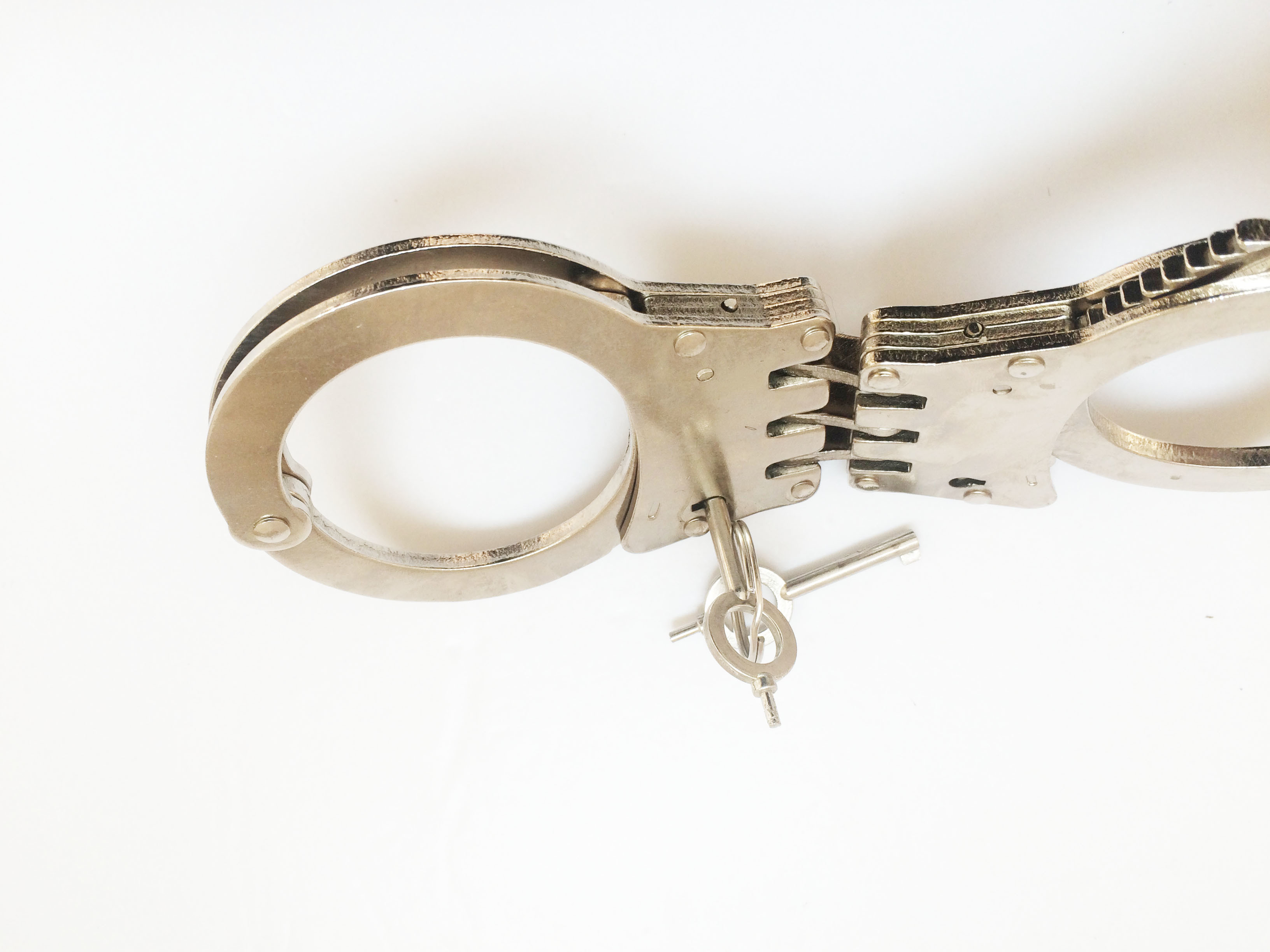 Army Anti Riot Police Equipment Police Hinged Handcuffs Double Lock