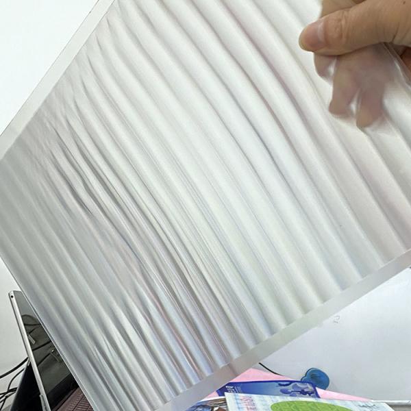 Lens sheet 2mm 42LPI 120x240cm board with best focus of accuracy for 3d and flip lenticular effect by injekt print