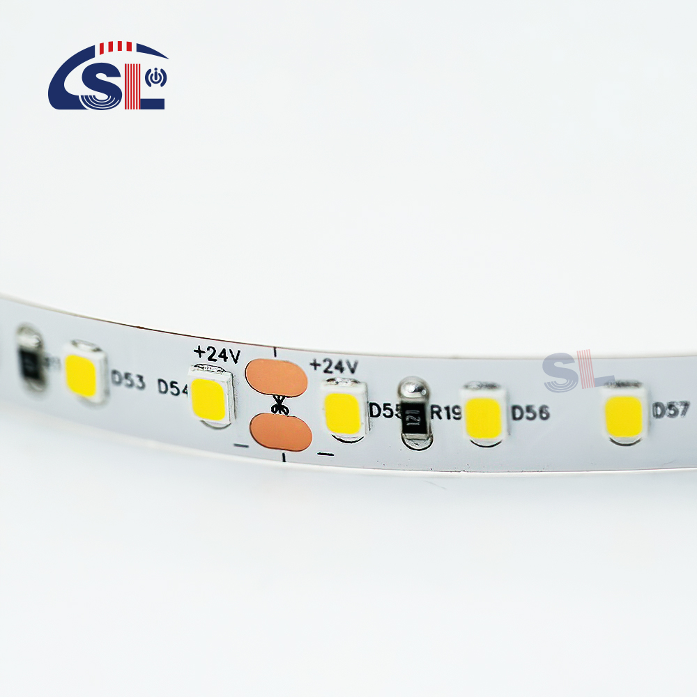 Long Lifespan 12V 24V Flexible SMD 2835 LED Strip Light for Home Decor 120D per Meter