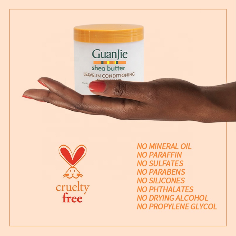 Leave-in Conditioning Argan Oil and Shea Butter Hair Repair Cream for Deep Penetration