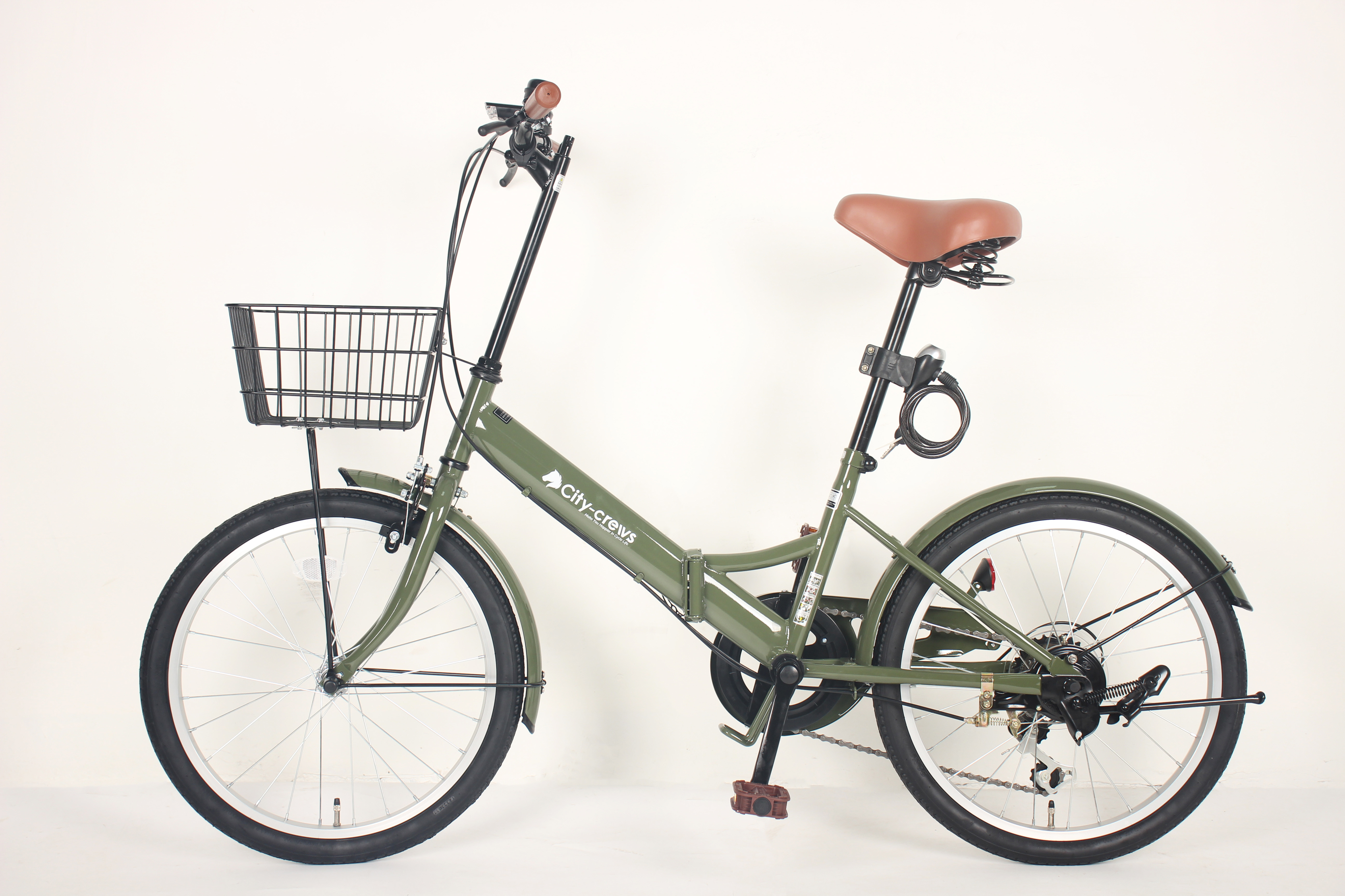 Comfortable Saddle Hard Frame Foldable Road Bike Non Rear Damper And Chain Propulsion Mode With Material
