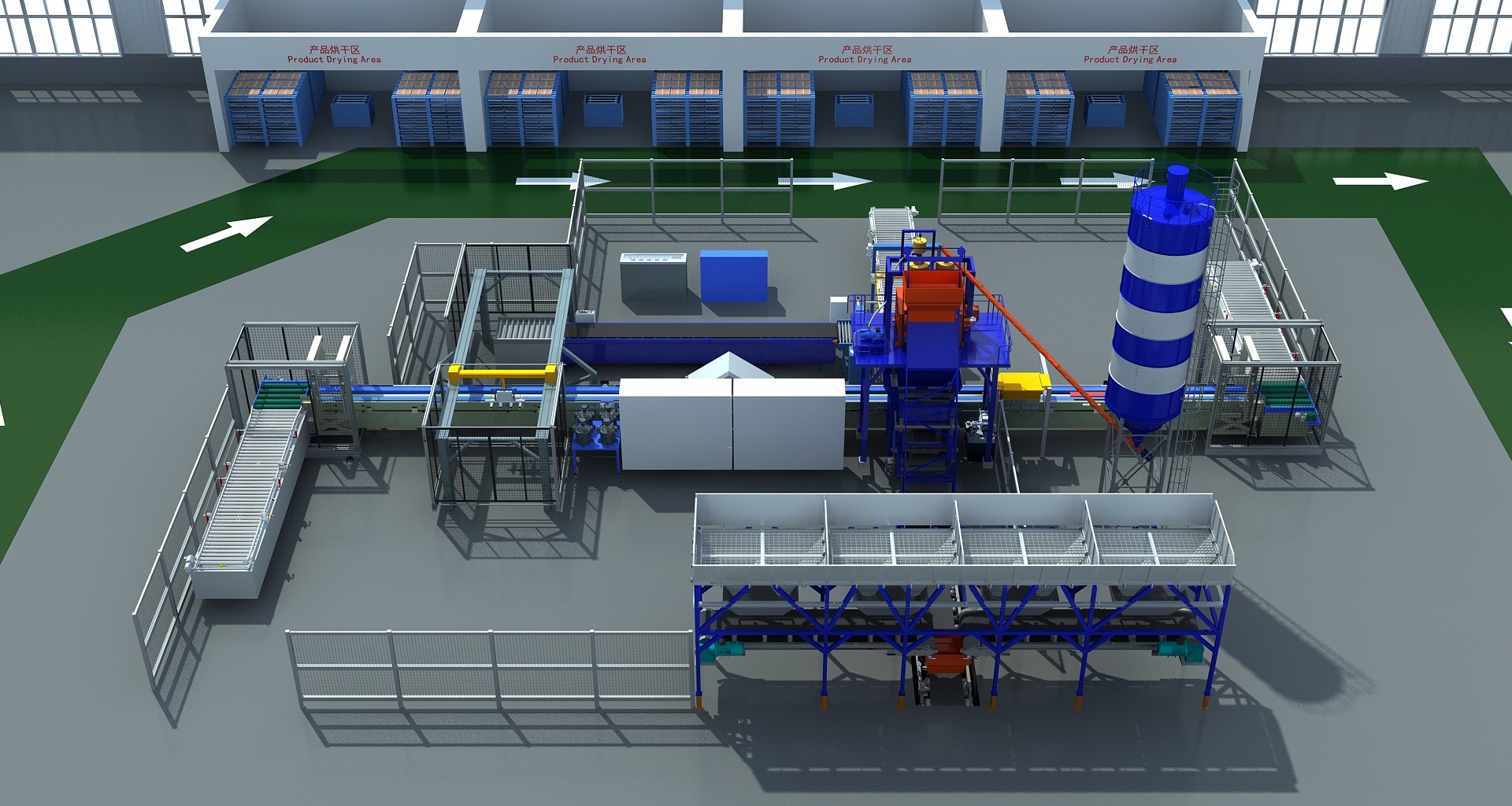 Concrete Blocks Retaining Walls Production Line Artificial Stone Manufacturing Machine
