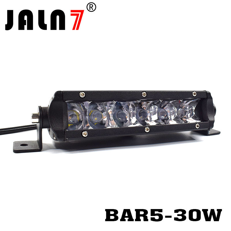 LED Light Bar JALN7 7.5Inch 30W CREE Original Spot Flood LED Driving Lamp Super Bright Off Road Lights LED Work Light