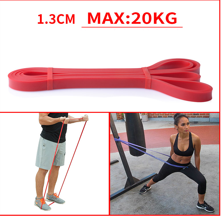 208*2.9*0.45cm Anti Wear TPE Resistance Bands Pull Up Loop Band Heavy Duty