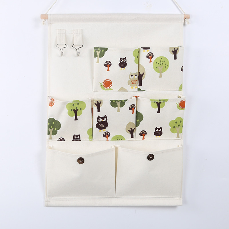 hanging storage bag pockets organizer door wall chest holder customized hedgehog whale Sea lion