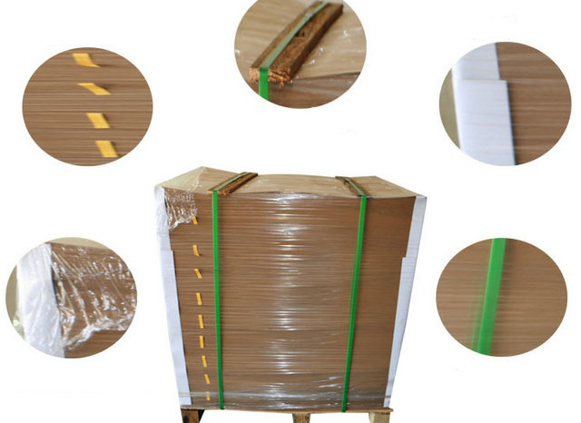 50 * 70cm 350G 400G Brown Kraft Paper Sheets 100% Virgin Wood Pulp Material