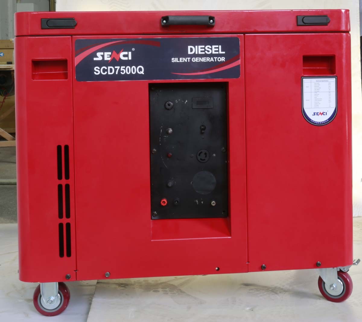 Senci SCD7500Q Portable Diesel Generator / 4.5Kw 220v Diesel Generator Single Phase