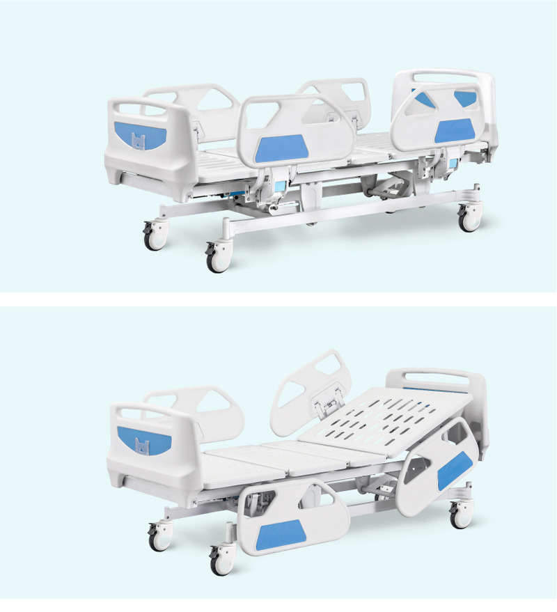 Cheap Adjustable Professional Electric Medical Clinic Icu Bed With Side Rails
