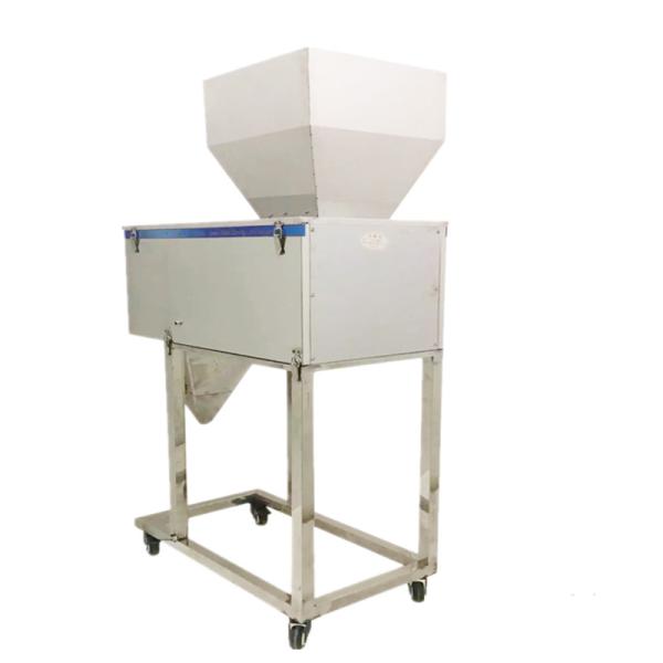 100-5000g Vibration Coffee Bean Tea Bag Sachet Powder Pouch Semi Automatic Packing Weighing Filling Machine