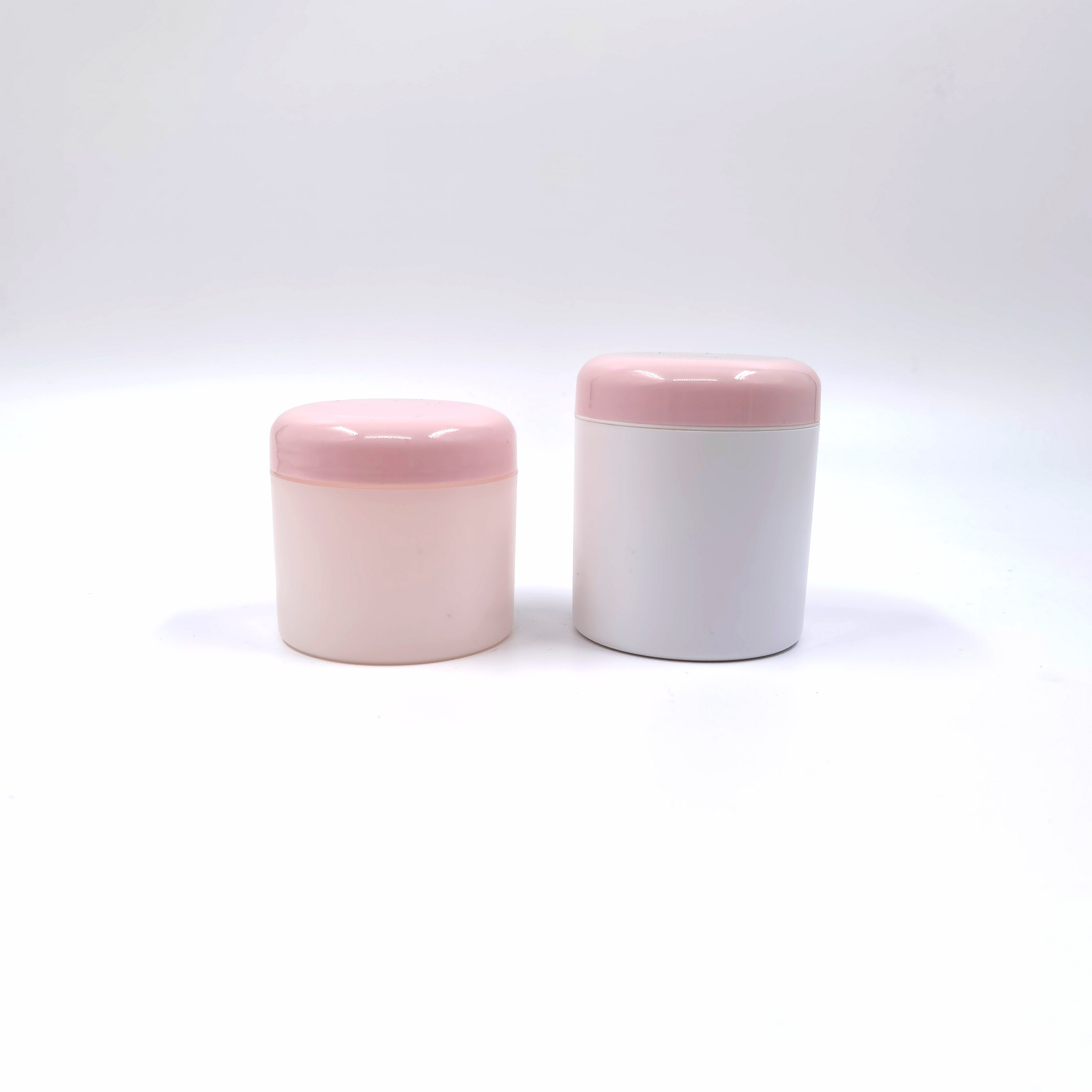 Silk Printing PP PS Plastic Cosmetic Jars 60ml 120ml 180ml