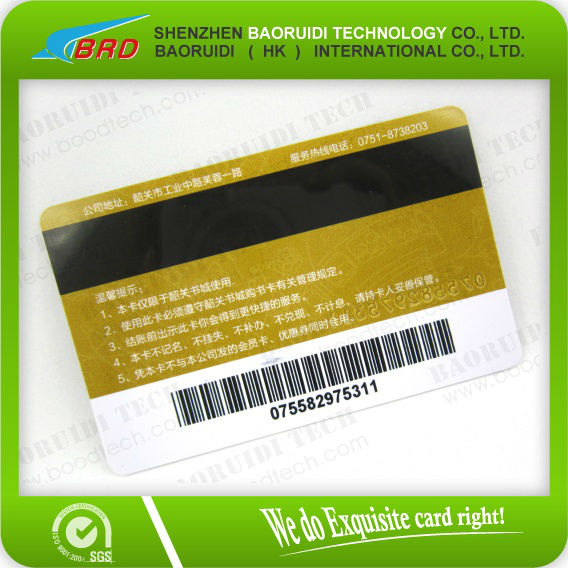 Popular and Beautiful Magnetic Stripe Smart Card