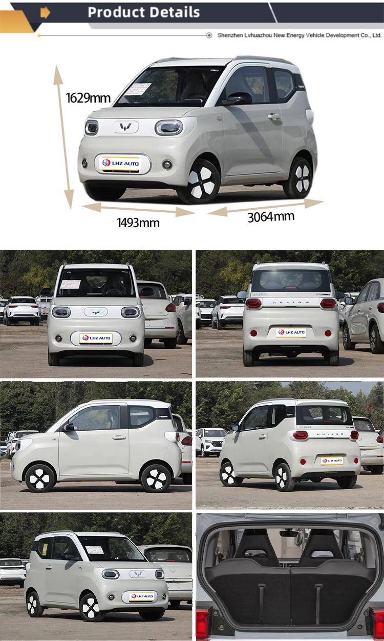 Energy Vehicles Wuling Micro EV Electric SUV Car with 4 Seats and 3059x1521x1614mm Size