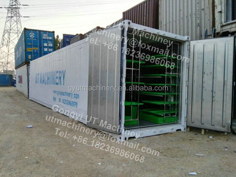 Hydroponic Fodder Trays Barley Maize Corn Sprout Equipment with Customizable Voltage