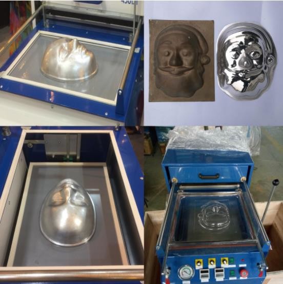 Mini desktop small vacuum forming machine for ABS, PET, PMMA, HDPE, PVC, sheet
