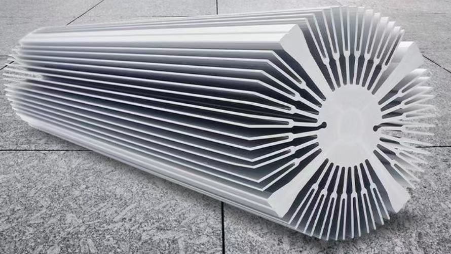 0.05mm Aluminum Extrusion Profiles Heat Sink Power Coating