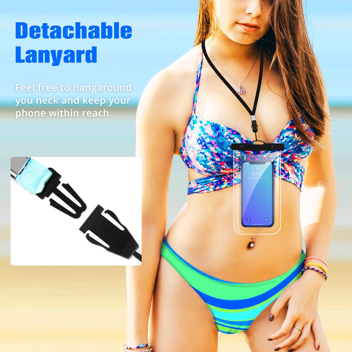 Underwater Phone Waterproof Cover Waterproof Swimming Bag Case Phone Pouch